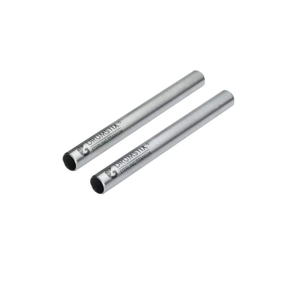 Bright Tangerine Drumstix 15mm Titanium Support Rods - 6" Pair (15.2cm)