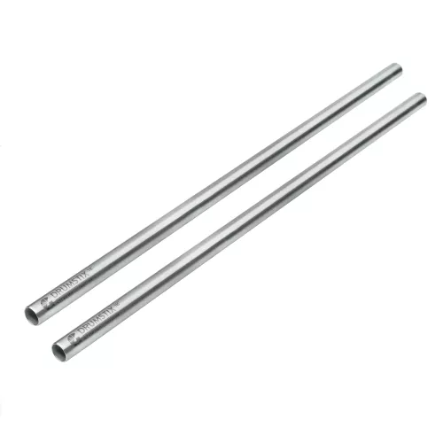 Bright Tangerine Drumstix 15mm Titanium Support Rods - 18" Pair (45.7cm)