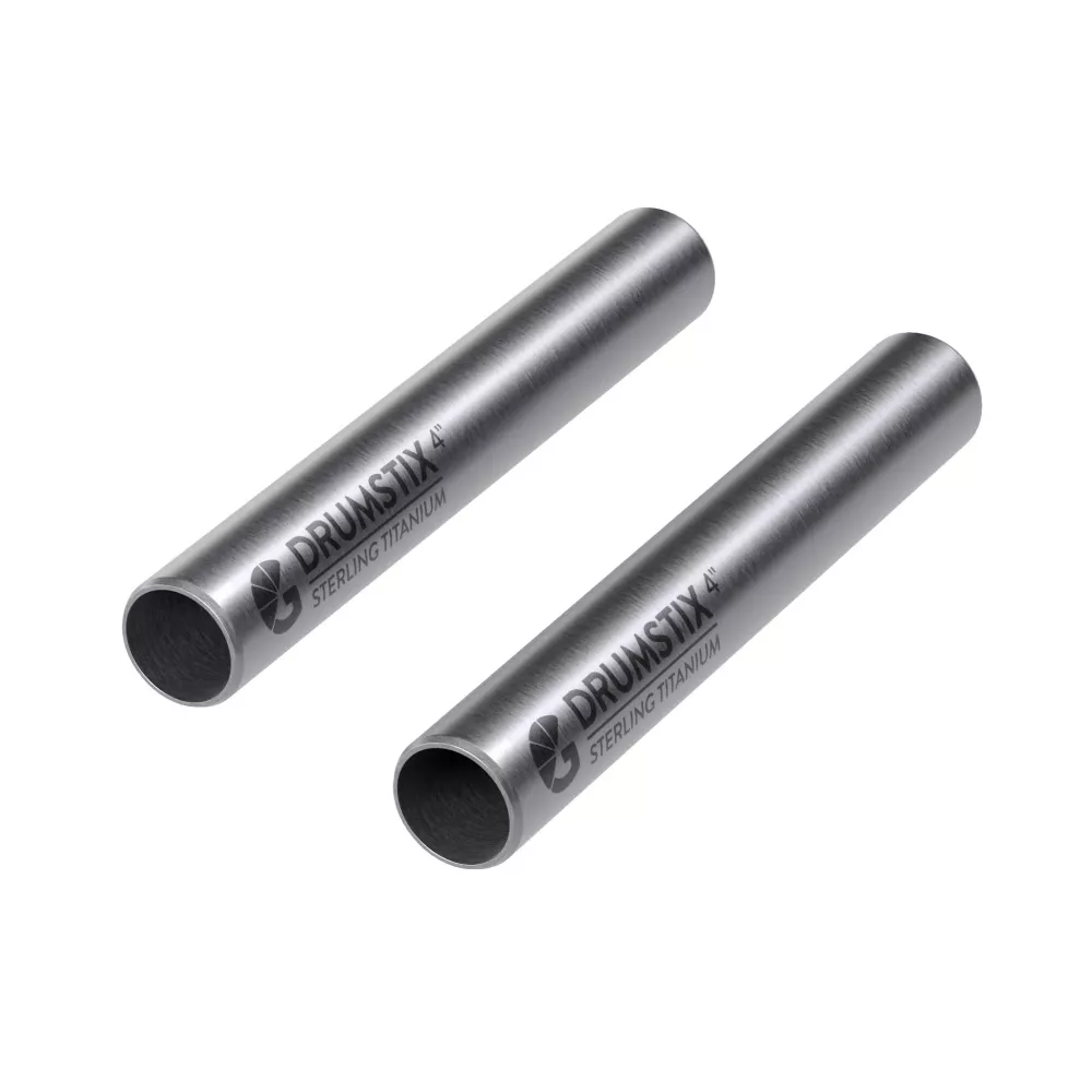 Bright Tangerine Drumstix 15mm Titanium Support Rods - 4" Pair (10.2cm)