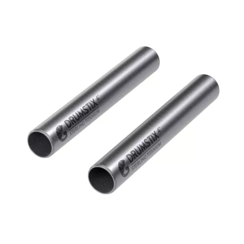 Bright Tangerine Drumstix 15mm Titanium Support Rods - 4" Pair (10.2cm)