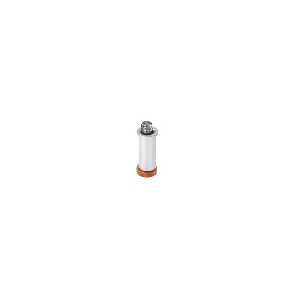 Bright Tangerine 3/8" support post for 15mm LWS Lens Support - Morrissey