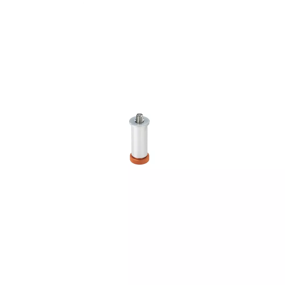 Bright Tangerine 1/4" support post for 15mm LWS Lens Support - Morrissey