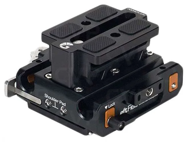 Bright Tangerine LeftField 3 QR Baseplate (Standard) for RED KOMODO & KOMODO-X