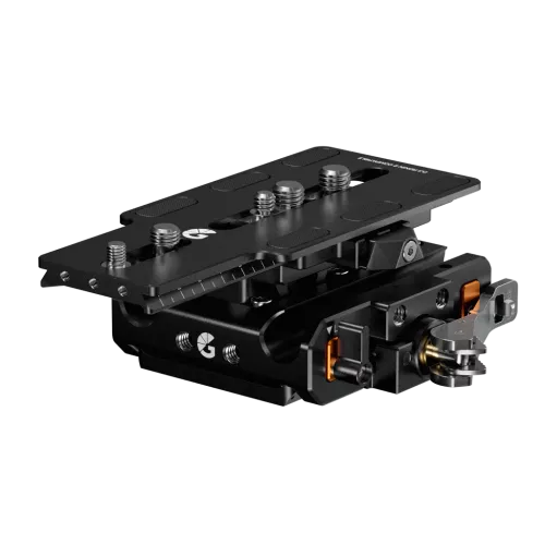 Bright Tangerine LeftField 3 QR Baseplate (DJI Ronin 2) for RED V-RAPTOR