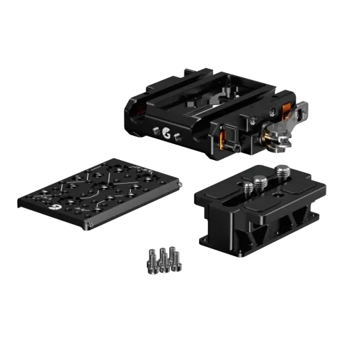 Bright Tangerine LeftField 3 QR Baseplate (Standard) for RED V-RAPTOR