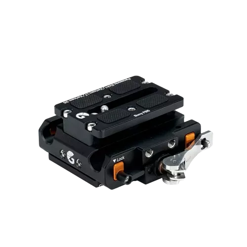 Bright Tangerine LeftField 3 Sony FS5 QR Baseplate