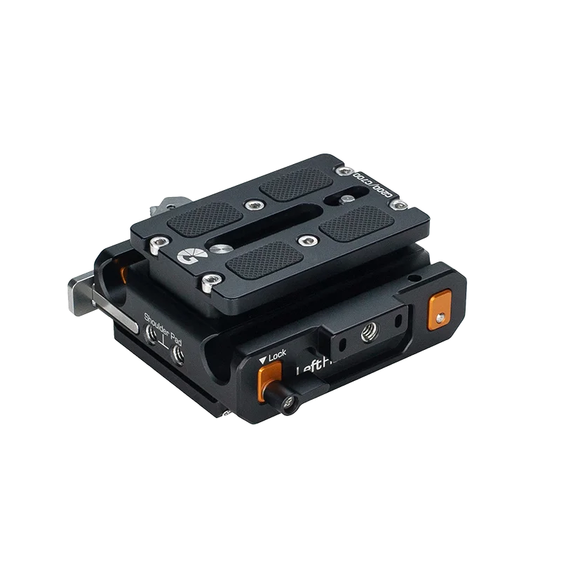 Bright Tangerine LeftField 3 Canon C500 Mk II/C300 Mk III QR Baseplate