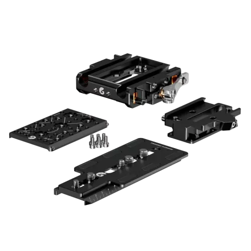 Bright Tangerine LeftField 3 QR Baseplate (DJI RS 2 & RS 3) for RED V-RAPTOR