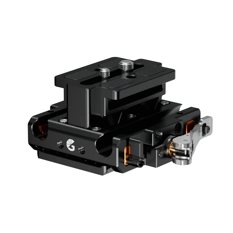 Bright Tangerine LeftField 3 QR Baseplate (Standard) for RED KOMODO & KOMODO-X