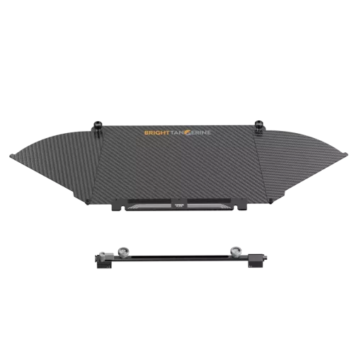 Bright Tangerine Carbon Fibre Bottom Flag (Misfit Kick & 360 Mk II)