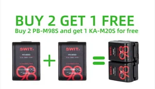 SWIT PB-M98S*2+Free KA-M20S KIT