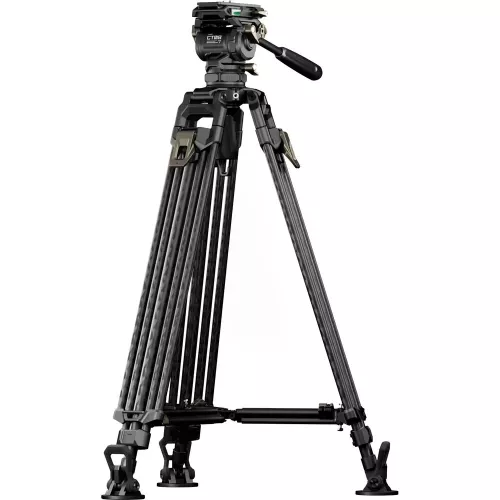 Tilta Cine Fluid Head Tripod CT08 (2-Stage Carbon Fiber Legs) 8kg
