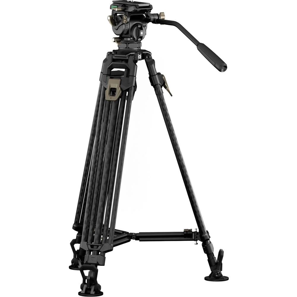 Tilta Cine Fluid Head Tripod CT08 (2-Stage Carbon Fiber Legs) 8kg