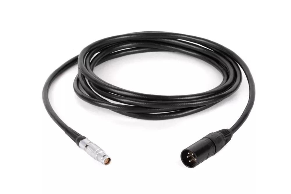 Wooden Camera 4pin XLR to RED DSMC1, DSMC2 (Straight, 120")