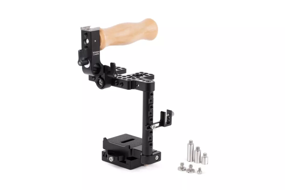 Wooden Camera Unified DSLR Cage (Small) with Wood Grip
