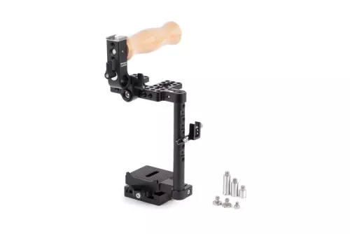 Wooden Camera Unified DSLR Cage (Medium) with Wood Grip