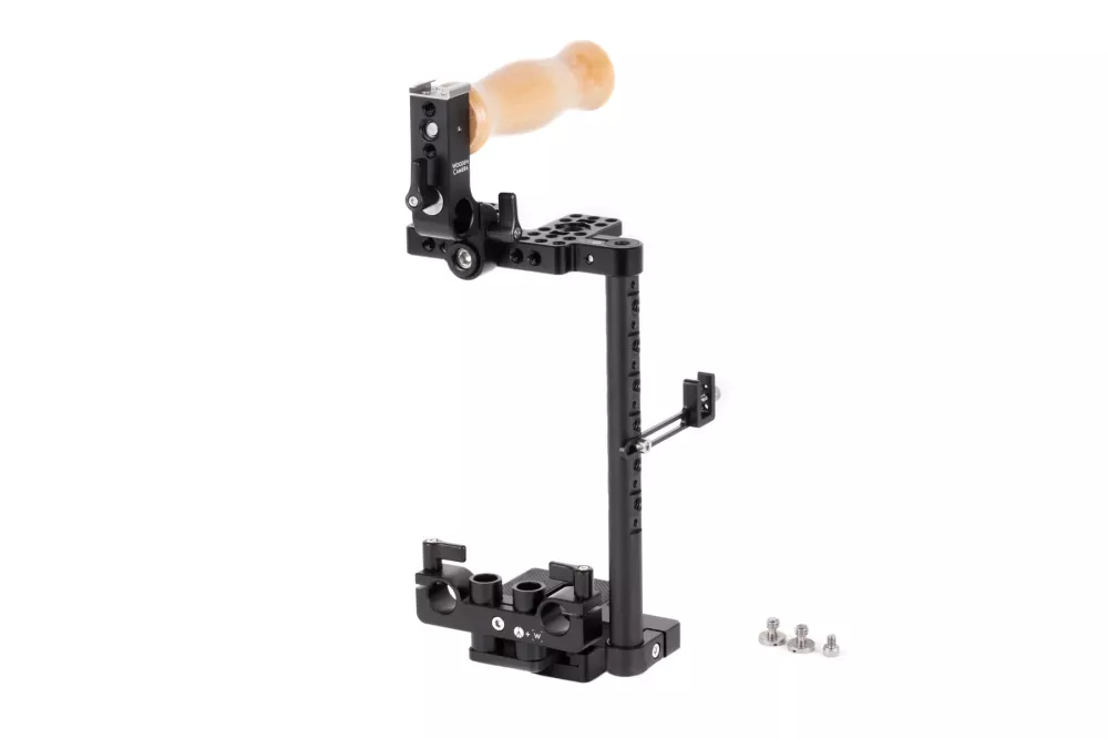 Wooden Camera Unified DSLR Cage (Large) with Wood Grip