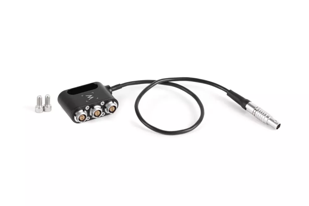 Wooden Camera 1 to 3 Mini Power Splitter (2pin LEMO Compatible)