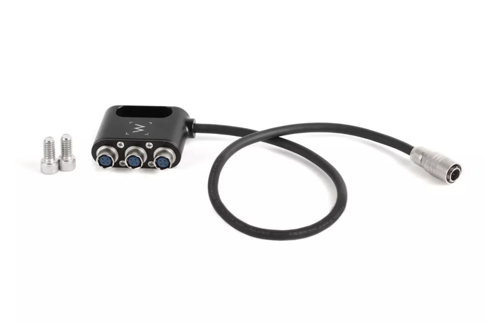 Wooden Camera 1 to 3 Mini Power Splitter (4pin Hirose)