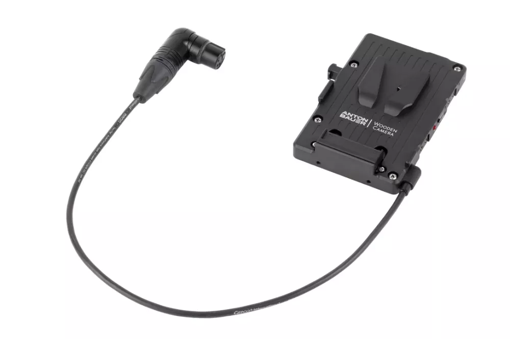 Wooden Camera Pro V-Mount (4pin XLR Right Angle)