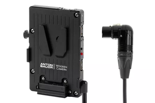 Wooden Camera Pro V-Mount (4pin XLR Right Angle)