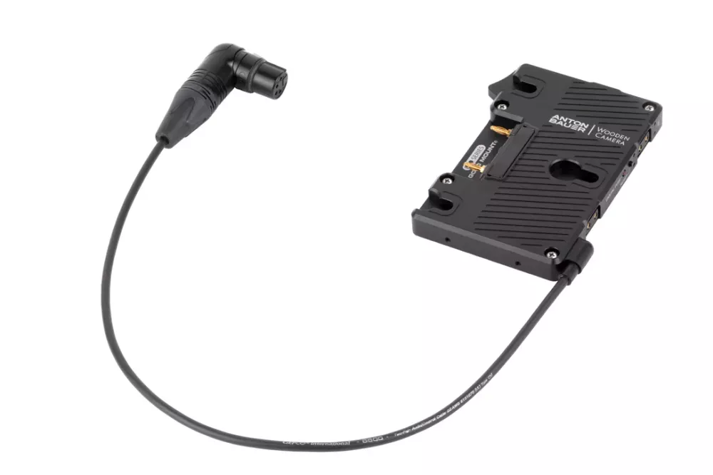 Wooden Camera Pro Gold Mount (4pin XLR Right Angle)