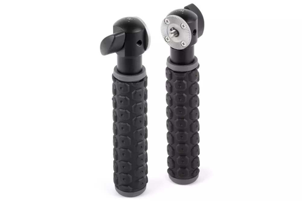 Wooden Camera Rosette Handle Pair (Rubber)