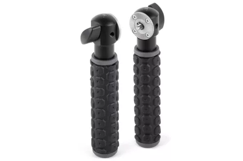 Wooden Camera Rosette Handle Pair (Rubber)