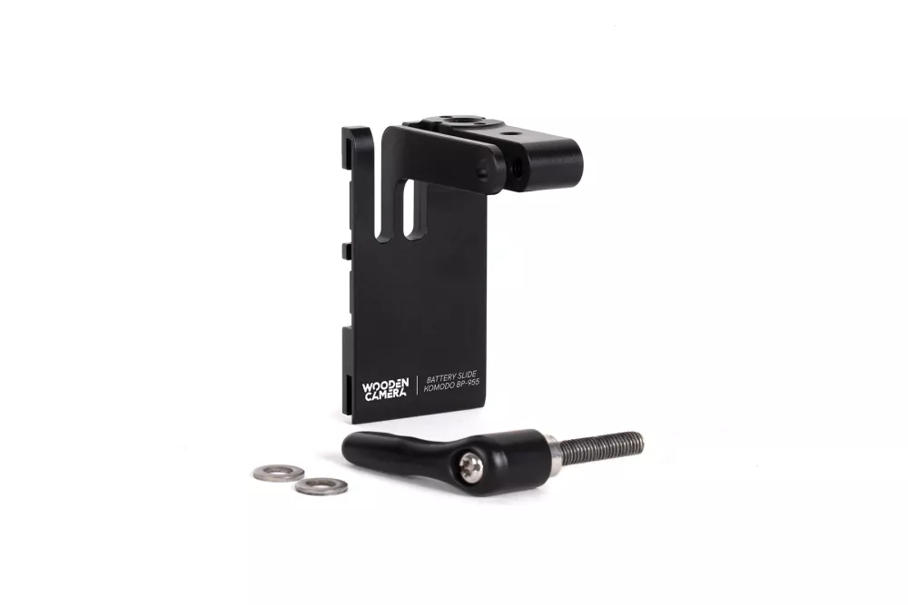 Wooden Camera Battery Slide Extension for Canon BP-955 Hot Swap (RED Komodo)