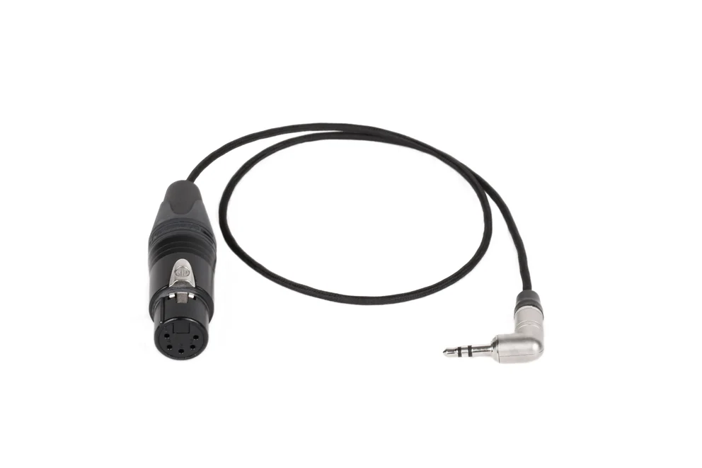Wooden Camera Single 3.5mm TRS to 5pin Female XLR (18")