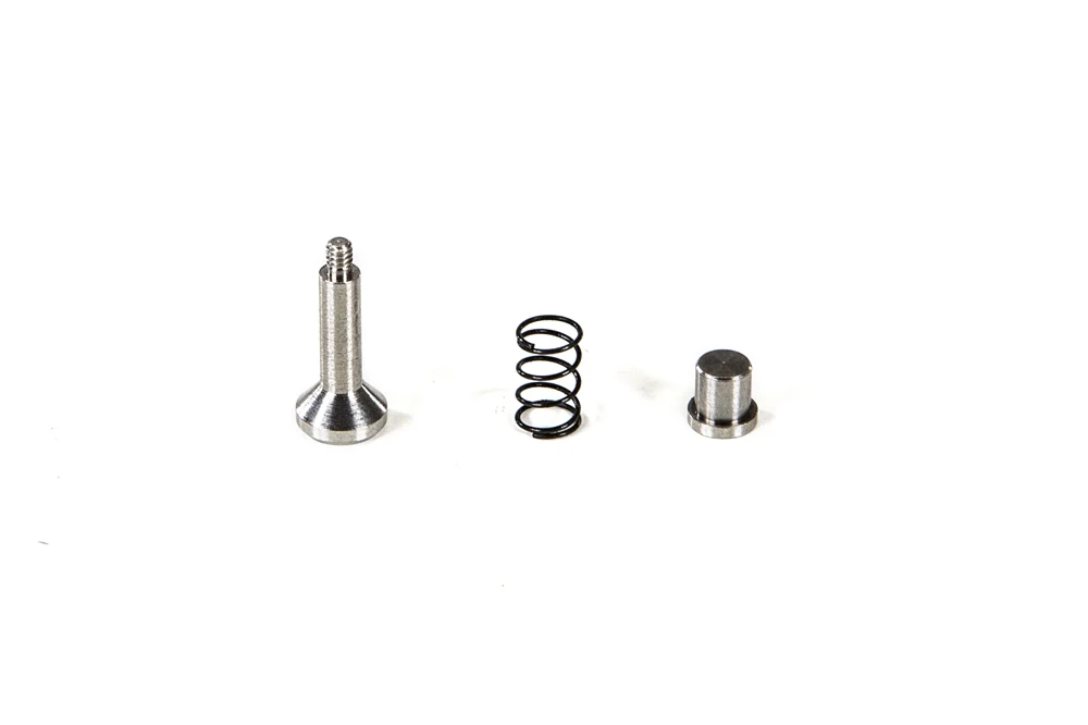 Wooden Camera Shaft, Pin, and Spring