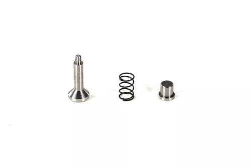 Wooden Camera Shaft, Pin, and Spring