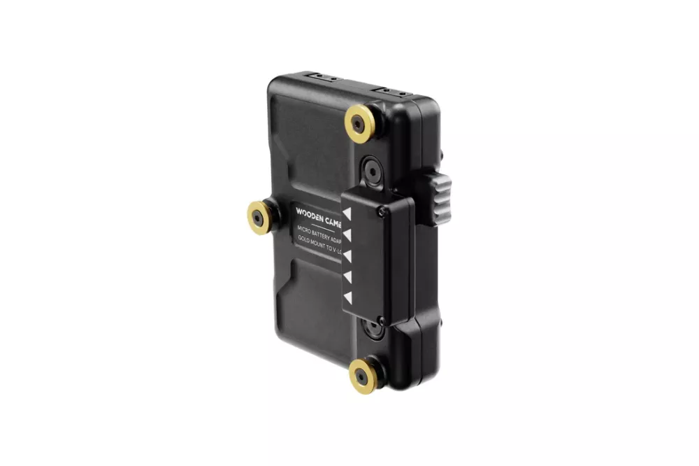 Wooden Camera Micro Battery Plate Adaptor Gold Mount to V-Mount