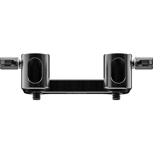 Wooden Camera Top Plate Dual Rod Clamp - Front