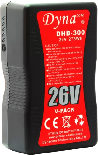 Dynacore V-Mount Battery DHB-300 273Wh 26V 30A