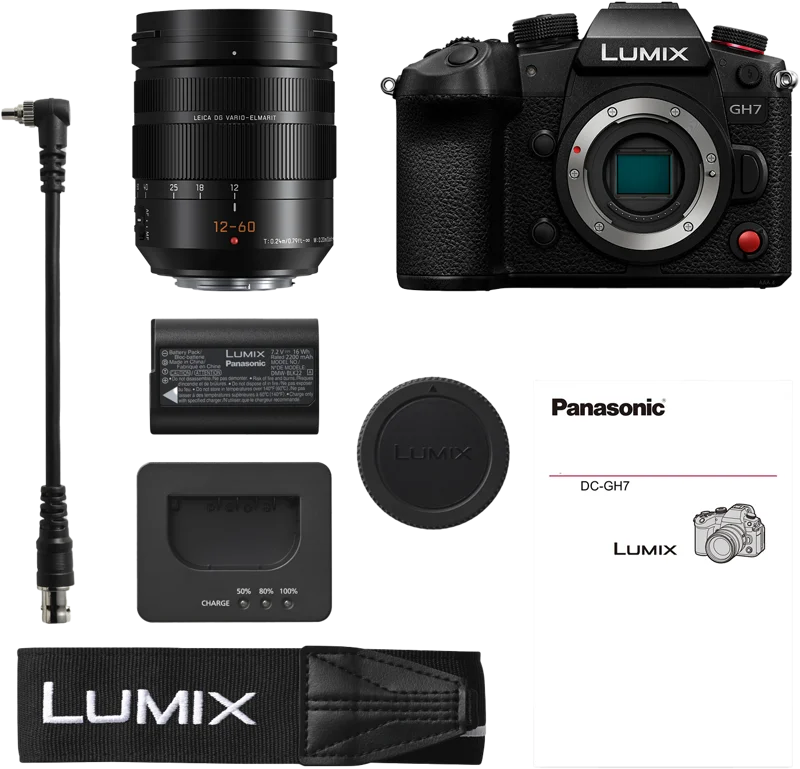 Pansonic Lumix GH7 Camera  + 12-60mm F/2.8-4 Leica Lens