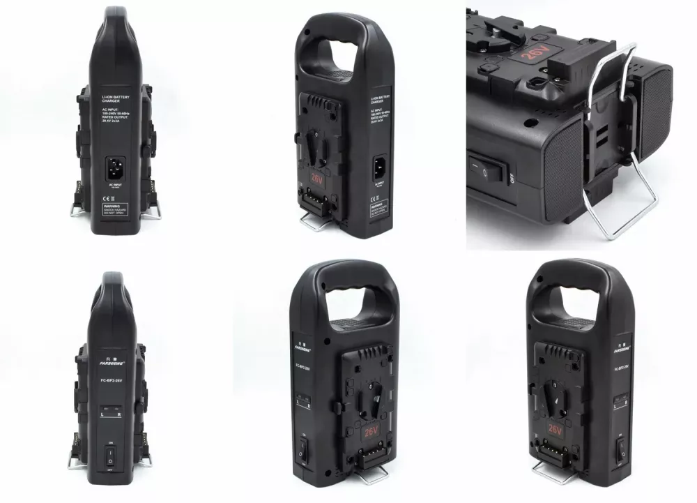 Farseeing FC-BP2-26V V-mount Double Charger