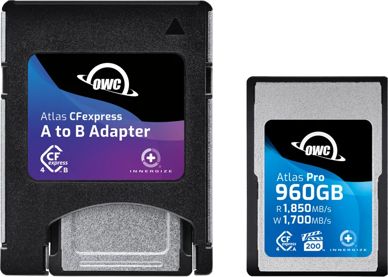 OWC Atlas Pro CFexpress 4.0  Type A + CFX A to B adapter incl. - 960GB