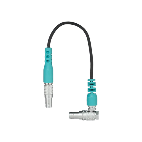 Teradek RT 4-Pin Straight to 4-Pin Right-Angle Motor Cable 20cm