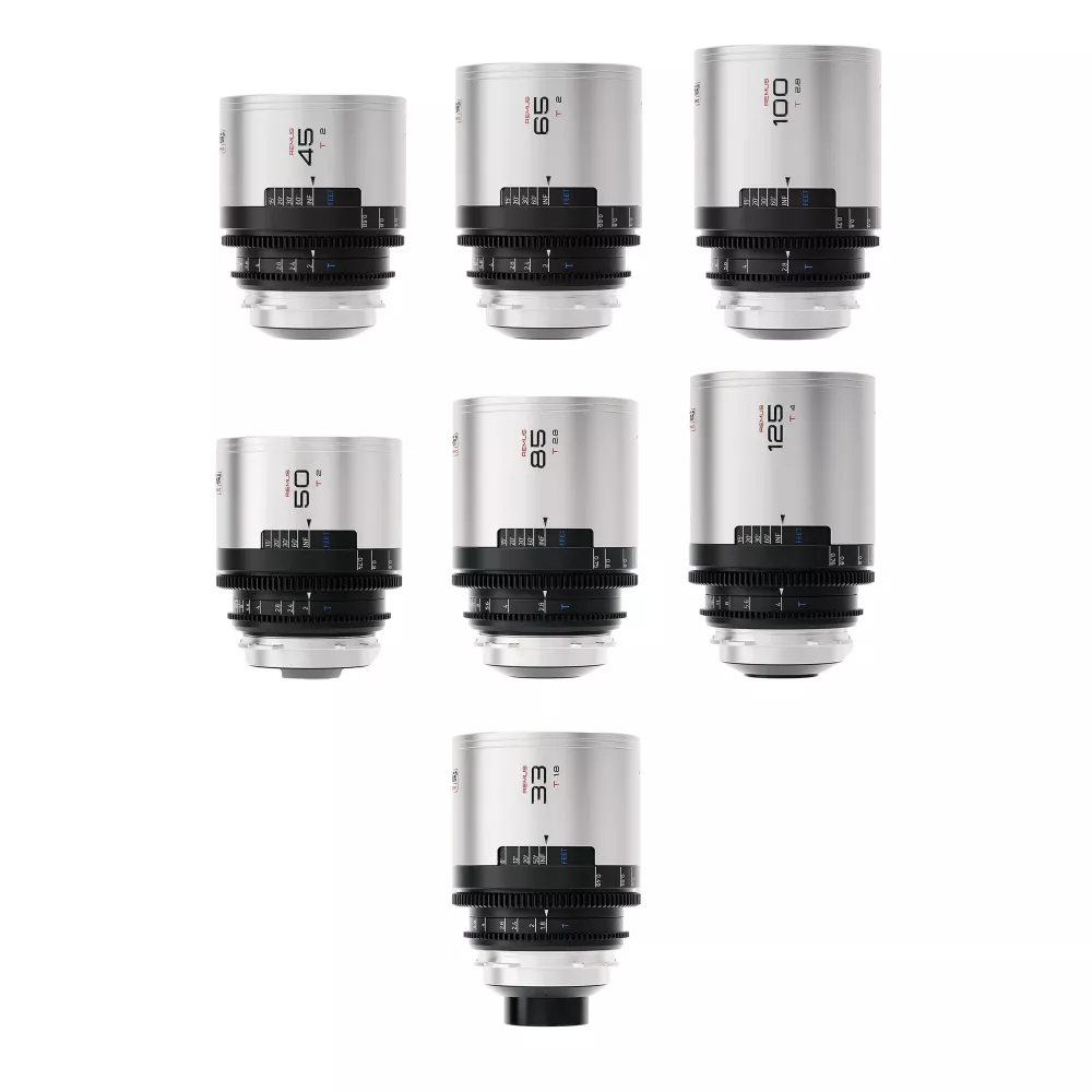 Blazar Remus 1.5X Complete FF Anamorphic  Lens Set Bundle (33/45/50/65/85/100/125mm)