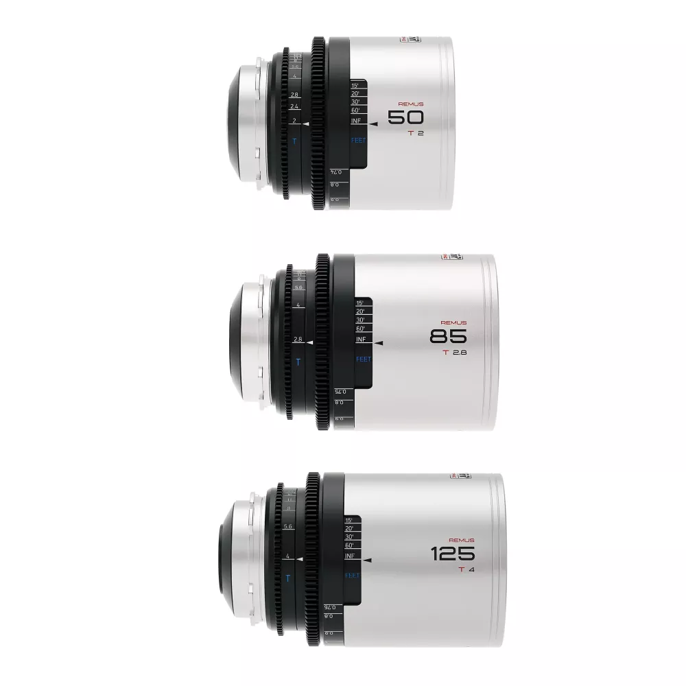 Blazar Remus 1.5x Full Frame Anamorphic 50/85/125mm 3 Lins B Kit