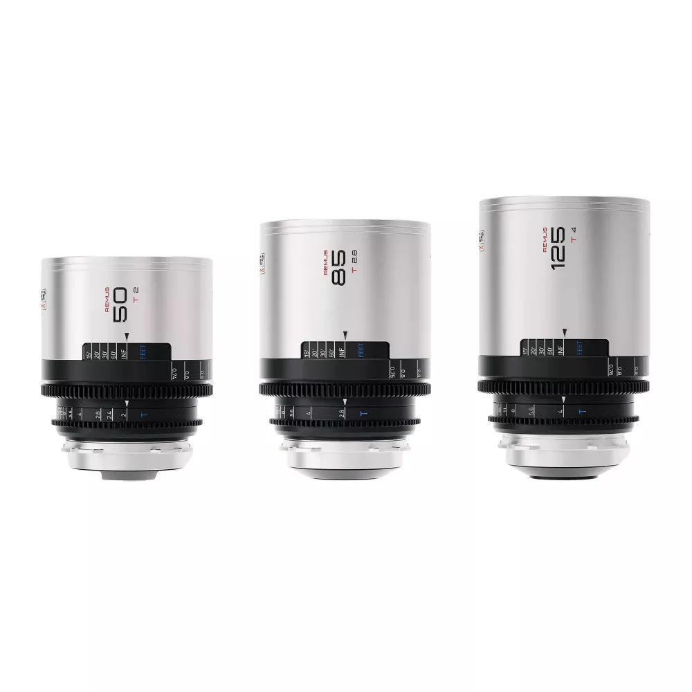 Blazar Remus 1.5x Full Frame Anamorphic 50/85/125mm 3 Lins B Kit
