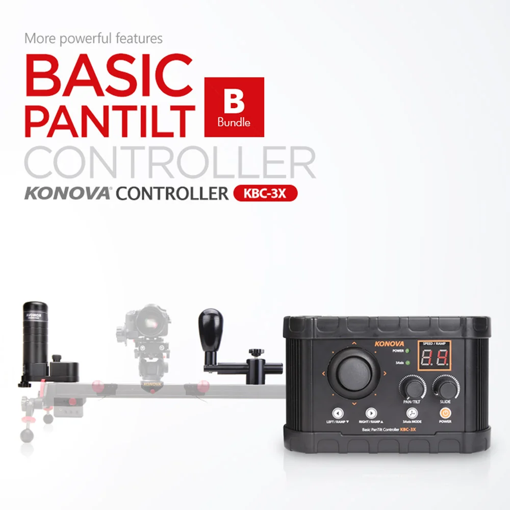 Panorointi-kallistusohjainpaketti/Konova Basic Pantilt Timelapse Controller Kit