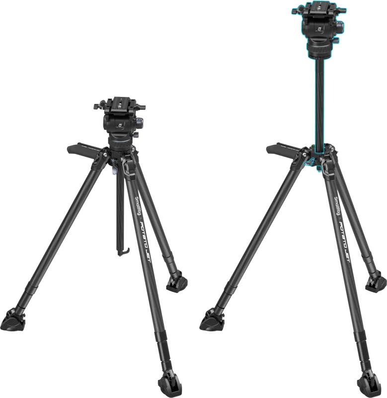 SmallRig x Potato Jet TRIBEX Hydraulic Carbon Fiber Tripod Kit 4259