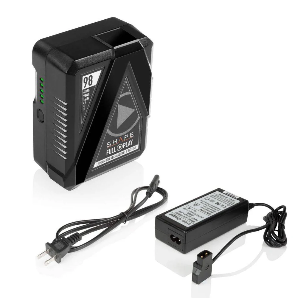 SHAPE Full Play V-Mount Battery Kit with Portable D-Tap Charger