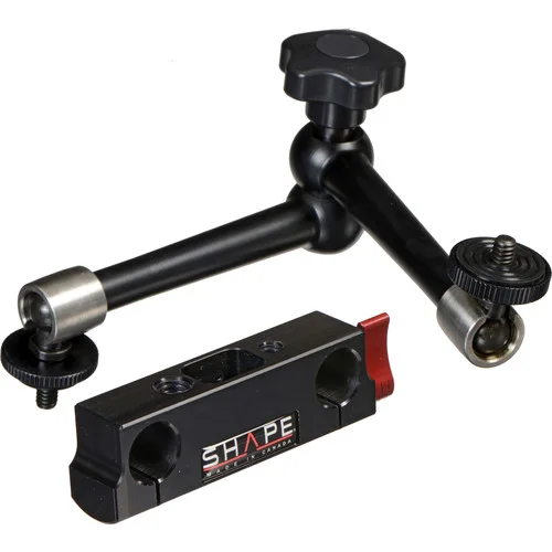 SHAPE 15MM ROD BLOC WITH THREADS  ¼ -20  ⅜-16 with MAGIC ARM 11 "