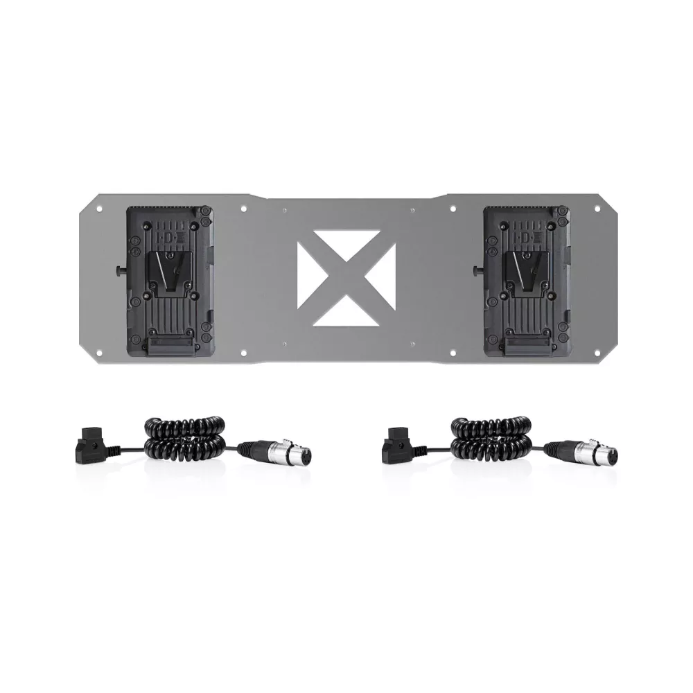 SHAPE 2 x Gold Mount Plates & D-Tap Cables for Atomos Sumo