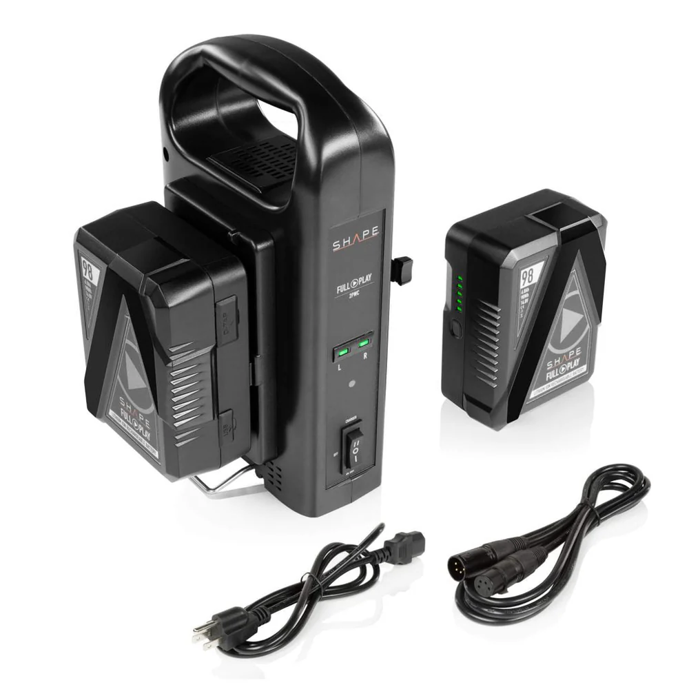 SHAPE 2x 98Wh V-Mount Batteries and Charger