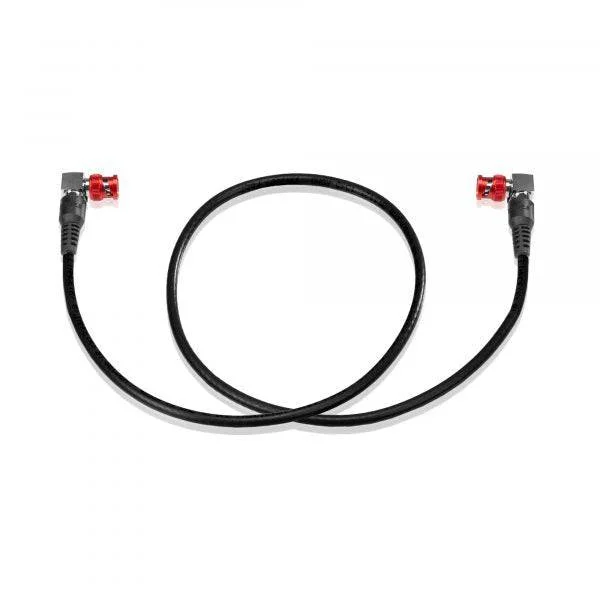 SHAPE 4K-12G SDI Coaxial Cable 24" 90 Degree Connectors
