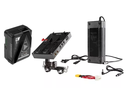 SHAPE 98Wh Battery Kit D-Box Camera Power and Charger for Blackmagic Ursa Mini/Pro